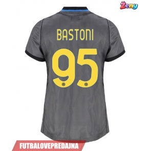 Lacne Ženy Futbalové dres Inter Milan Alessandro Bastoni #95 2026-27 Krátky Rukáv - Tretina